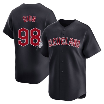 Limited Will Dion Men's Cleveland Guardians Navy Alternate Jersey