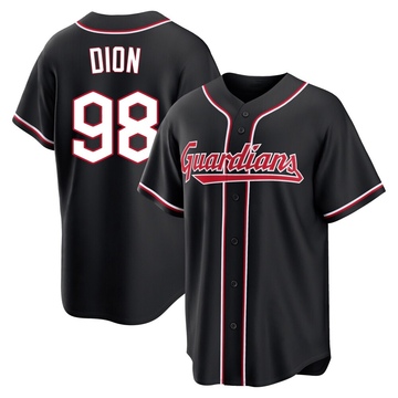 Replica Will Dion Men's Cleveland Guardians Black Fashion Out Jersey